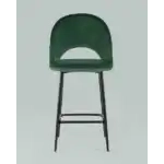 Стул полубарный Меган велюр зеленый УТ000025281 Stool Group (Стул груп)