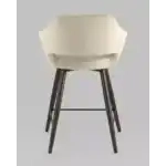 Стул полубарный Саймон велюр бежевый УТ000025179 Stool Group (Стул груп)