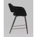 Стул полубарный Саймон велюр черный УТ000025174 Stool Group (Стул груп)