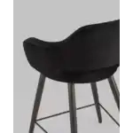 Стул полубарный Саймон велюр черный УТ000025174 Stool Group (Стул груп)
