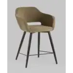 Стул полубарный Саймон велюр капучино УТ000025176 Stool Group (Стул груп)