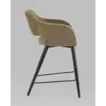 Стул полубарный Саймон велюр капучино УТ000025176 Stool Group (Стул груп)
