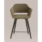Стул полубарный Саймон велюр капучино УТ000025176 Stool Group (Стул груп)