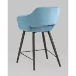Стул полубарный Саймон велюр пыльно-голубой УТ000025177 Stool Group (Стул груп)