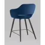 Стул полубарный Саймон велюр тёмно-синий УТ000025170 Stool Group (Стул груп)