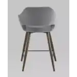Стул полубарный Саймон велюр тёмно-серый УТ000025168 Stool Group (Стул груп)