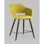 Стул полубарный Саймон велюр золотистый УТ000025178 Stool Group (Стул груп)