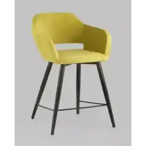 Стул полубарный Саймон велюр золотистый УТ000025178 Stool Group (Стул груп)