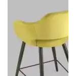 Стул полубарный Саймон велюр золотистый УТ000025178 Stool Group (Стул груп)