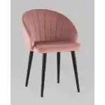 Стул с подлокотниками Брюссель велюр пыльно-розовый УТ000035993 Stool Group (Стул груп)