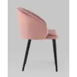 Стул с подлокотниками Брюссель велюр пыльно-розовый УТ000035993 Stool Group (Стул груп)