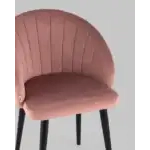 Стул с подлокотниками Брюссель велюр пыльно-розовый УТ000035993 Stool Group (Стул груп)