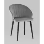 Стул с подлокотниками Брюссель велюр серый УТ000035992 Stool Group (Стул груп)