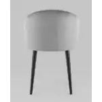 Стул с подлокотниками Брюссель велюр серый УТ000035992 Stool Group (Стул груп)