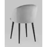 Стул с подлокотниками Брюссель велюр серый УТ000035992 Stool Group (Стул груп)