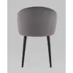 Стул с подлокотниками Брюссель велюр тёмно-серый УТ000035990 Stool Group (Стул груп)