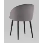 Стул с подлокотниками Брюссель велюр тёмно-серый УТ000035990 Stool Group (Стул груп)