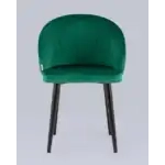 Стул с подлокотниками Брюссель велюр зелёный УТ000035989 Stool Group (Стул груп)