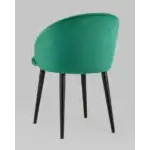 Стул с подлокотниками Брюссель велюр зелёный УТ000035989 Stool Group (Стул груп)