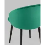 Стул с подлокотниками Брюссель велюр зелёный УТ000035989 Stool Group (Стул груп)