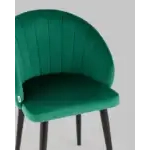 Стул с подлокотниками Брюссель велюр зелёный УТ000035989 Stool Group (Стул груп)