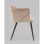 Стул с подлокотниками Джоэл велюр бежевый УТ000036692 Stool Group (Стул груп)