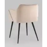 Стул с подлокотниками Джоэл велюр бежевый УТ000036692 Stool Group (Стул груп)