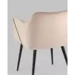 Стул с подлокотниками Джоэл велюр бежевый УТ000036692 Stool Group (Стул груп)