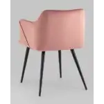 Стул с подлокотниками Джоэл велюр пыльно-розовый УТ000036693 Stool Group (Стул груп)