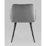Стул с подлокотниками Джоэл велюр серый УТ000036689 Stool Group (Стул груп)