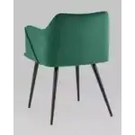 Стул с подлокотниками Джоэл велюр зелёный УТ000036691 Stool Group (Стул груп)