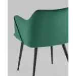 Стул с подлокотниками Джоэл велюр зелёный УТ000036691 Stool Group (Стул груп)