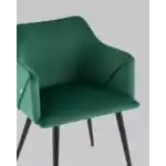 Стул с подлокотниками Джоэл велюр зелёный УТ000036691 Stool Group (Стул груп)
