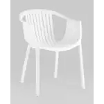 Стул с подлокотниками Kolstad пластик белый УТ000037036 Stool Group (Стул груп)