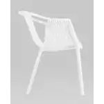 Стул с подлокотниками Kolstad пластик белый УТ000037036 Stool Group (Стул груп)