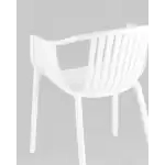 Стул с подлокотниками Kolstad пластик белый УТ000037036 Stool Group (Стул груп)