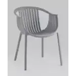 Стул с подлокотниками Kolstad пластик серый УТ000037037 Stool Group (Стул груп)