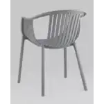 Стул с подлокотниками Kolstad пластик серый УТ000037037 Stool Group (Стул груп)