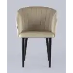 Стул с подлокотниками Нейтон велюр бежевый УТ000025255 Stool Group (Стул груп)