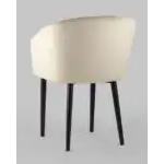 Стул с подлокотниками Нейтон велюр бежевый УТ000025255 Stool Group (Стул груп)