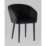 Стул с подлокотниками Нейтон велюр черный УТ000025256 Stool Group (Стул груп)