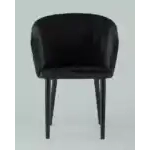 Стул с подлокотниками Нейтон велюр черный УТ000025256 Stool Group (Стул груп)