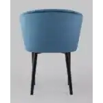 Стул с подлокотниками Нейтон велюр пыльно-синий УТ000025251 Stool Group (Стул груп)