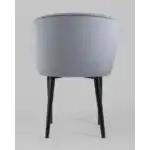 Стул с подлокотниками Нейтон велюр серый УТ000025253 Stool Group (Стул груп)