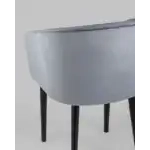 Стул с подлокотниками Нейтон велюр серый УТ000025253 Stool Group (Стул груп)