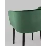 Стул с подлокотниками Нейтон велюр зеленый УТ000025254 Stool Group (Стул груп)