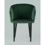 Стул с подлокотниками Нейтон велюр зеленый УТ000025254 Stool Group (Стул груп)