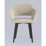 Стул с подлокотниками Саймон велюр бежевый УТ000025167 Stool Group (Стул груп)