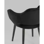 Стул с подлокотниками Саймон велюр черный УТ000025162 Stool Group (Стул груп)