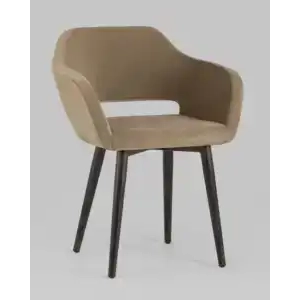 Стул с подлокотниками Саймон велюр капучино УТ000025164 Stool Group (Стул груп)